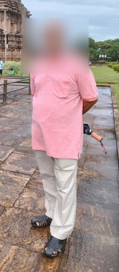 Mr. Raman before transformation