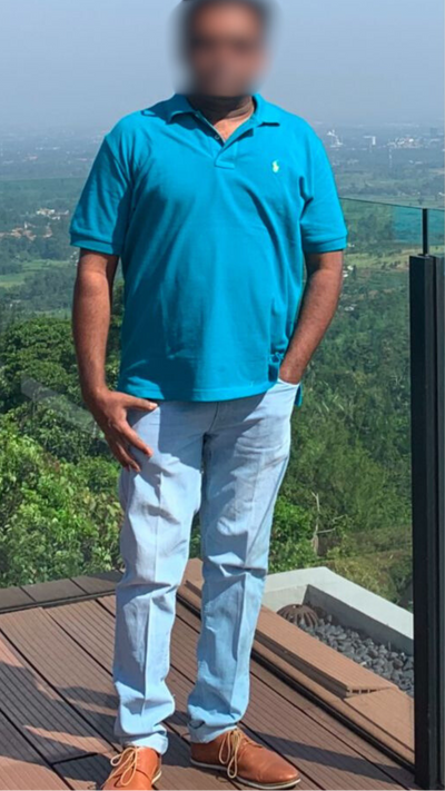 Mr. Mahesh before transformation